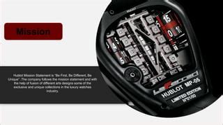 hublot marketing plan